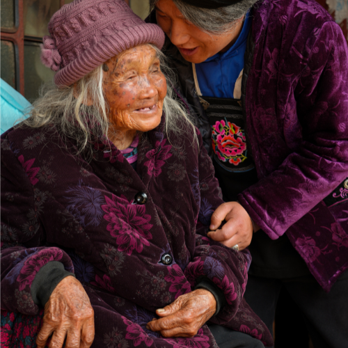 donna dai piedi di loto e nipote