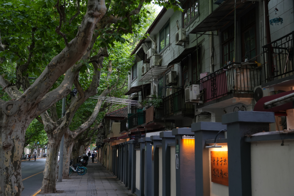 Strade del centro storico di Xuhui